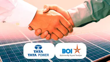 Tata Power Solar & Bank of India Partnership